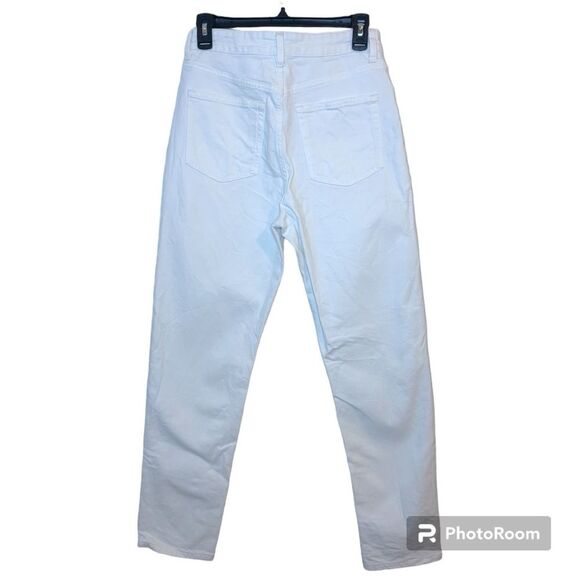 H&M White Extra High Waist Jeans Size 6 - Picture 2 of 8